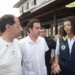 Vicepresidente, José Manuel Restrepo el ministro del Interior, Rodrigo Lara y la del Chocó es Nubia Carolina Córdoba Curi en Quibdó