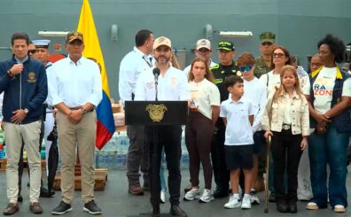 “La instrucción es atender esta emergencia con los desaparecidos, porque lo más importante aquí es salvar vidas”, indicó el Jefe de Estado Foto: Presidencia de la República
