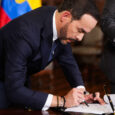 En su primer mes de Gobierno, Presidente Abelardo De La Espriella ha sancionado 11 leyes de la República Foto: Juan Diego Cano - Presidencia de la República.