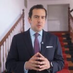 El ministro del Interior, Rodrigo Lara, dijo que la relación entre el Gobierno y el Congreso se hará por encima de la mesa.Foto Prensa MinInterior