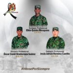Soldados profesionales asesinados en La Macarena, Meta.