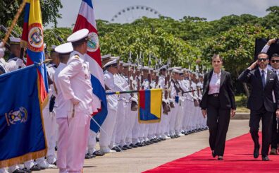 El Presidente Abelardo De La Espriella sostuvo un encuentro bilateral con su par de Costa Rica, Laura Fernández Delgado, en el cual dialogaron sobre asuntos de seguridad y en la necesidad de profundizar las relaciones económicas.Foto: Joel González - Presidencia