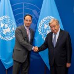 Vicepresidente Restrepo se reunió con António Guterres, secretario general de las Naciones Unidas
