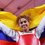 Andrea Ramírez, boyacense, se consagró campeona suramericana de taekwondo en la categoría -49 kg.