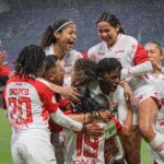 Independiente Santa Fe consigue una milagrosa clasificación a semifinales de la Libertadores Femenina @LeonasSantaFe