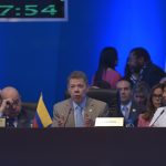 Santos En Cumbre de las Americas