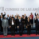 Foto oficial de la VII Cumbre de las Américas, realizada en Ciudad de Panamá