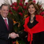 Cancilleres Mexico y Colombia