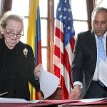 Congreso ratificó marco de cooperación interinstitucional con el Instituto Nacional Demócrata