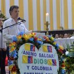 El Presidente Santos asistió en las exequias de 17 víctimas de la avalancha de la quebrada La Liboriana en Salgar, Antioquia
