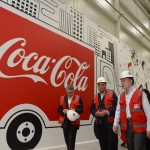 Recorrido de Presidente por Planta de Cocacola
