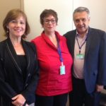 Linda Kromjong representante de los trabajadores en la OIT,Mintrabajo y Beatriz Londoño