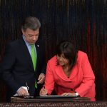 María Lorena Gutiérrez Botero como Ministra de la Presidencia