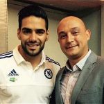 Radamel Falcao García, con la indumentaria del Chelsea. Foto: Tomada de Twitter
