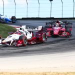 Montoya en acción en Mid Ohio