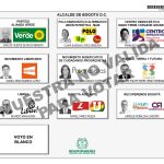 Iarjeton para la alcaldia de Bogotá