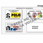 Tarjeton Gobernador para Cundinamarca