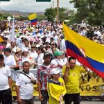 Colombianos marchan en Cúcuta