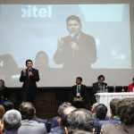 El Ministro Luis Felipe Henao Cardona durante su intervención de hoy en el encuentro de las CARS.