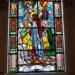 Nuevo Vitral del templo de Neira