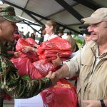 Ministro de Defensa Nacional visito la base de antinarcoticos de la Policía Nacional en Necocli Antioquia