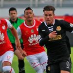 El cuadro ´Cardenal´ venció 1-2 al modesto equipo norteamericano. Strikers vs Santa Fe. Foto tomada de Twitter.
