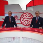 Lucho Escobar y Jairo Enrique Rodríguez, narrador y comentarista