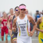 La triatleta quindiana, Lina María Raga.