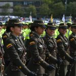 Ceremonia Policía de Tránsito en Bogotá