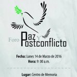Foro Paz Posconflicto