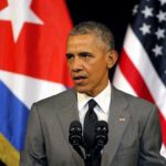 El presidente estadounidense habló en el Gran Teatro nacional de La Habana.