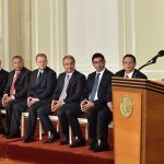 El Presidente posesionó hoy como magistrados de la Corte Suprema a Jorge Luis Quiroz, Gerardo Botero y Fernando Castillo (Sala Laboral); Luis Antonio Hernández y José Francisco Acuña (Penal); y Luis Alonso Rico y Aroldo Wilson Quiroz (Civil).