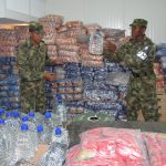 Ejército, Fuerza Aérea y los comerciantes de Corabastos se unieron por los damnificados del Ecuador