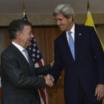 Presidente Juan Manuel Santos se entrevistó de nuevo este miércoles con el Secretario de Estado de Estados Unidos, John Kerry