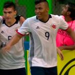 Dayro Moreno, Juan Guillermo Cuadrado y Roger Martínez anotaron los goles del equipo colombiano.