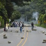 Bloqueo vía Panamericana