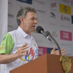 La paz nos va a permitir hacer deporte y el deporte nos va a permitir construir paz Presidente Santos