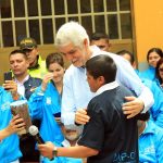 Peñalosa visitó a unos 150 jóvenes rescatados del Bronx