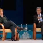 “Lo que vamos a tener son dividendos con la paz: el sector privado va a tener muchos beneficios, la democracia y las instituciones saldrán fortalecidas”, dijo el Presidente Santos.