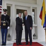 Presidente Santos y el Vicepresidente de Estados Unidos, Joe Biden,