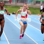 Eliecith y Evelyn Rivera clasificadas a Río 2016 en los 100 metros. Foto: Running Colombia.