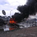Paro Camionero en la calle 13
