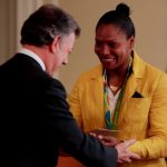  El presidente de la República Juan Manuel Santos, recibió a los medallistas olímpicos de los JJ.OO de Río 2016.