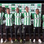 Edwin Valencia, Aldo Leao Ramírez, Mariano Vásquez, Jeison Palacios, Óscar Franco y Dayro Moreno
