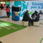 En la Cumbre Mundial de Premios Nobel de Paz instaló un estand en el que tutores y formadores comparten sus experiencias educativas en búsqueda de un país mejor