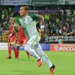 Dayro celebra triunfo ante Rionegro Águilas