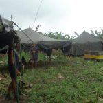 Los militares venezolanos se habían instalado en territorio colombiano.
