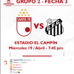 Santa Fe por todo ante ante Santos