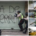 Anoche en medio de los enfrentamientos murieron 8 personas electrocutadas al caer un cable de energía.