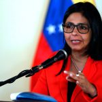Delcy Rodríguez, Canciller de Venezuela.